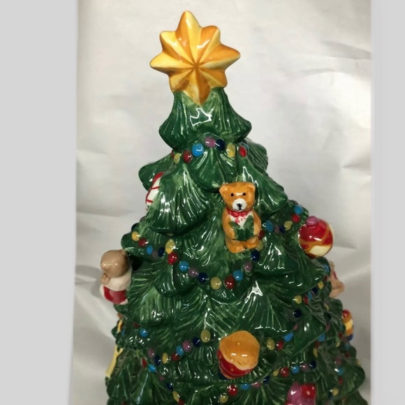 Christopher Radko Christmas Tree Cookie Jar - Picture 2 of 5